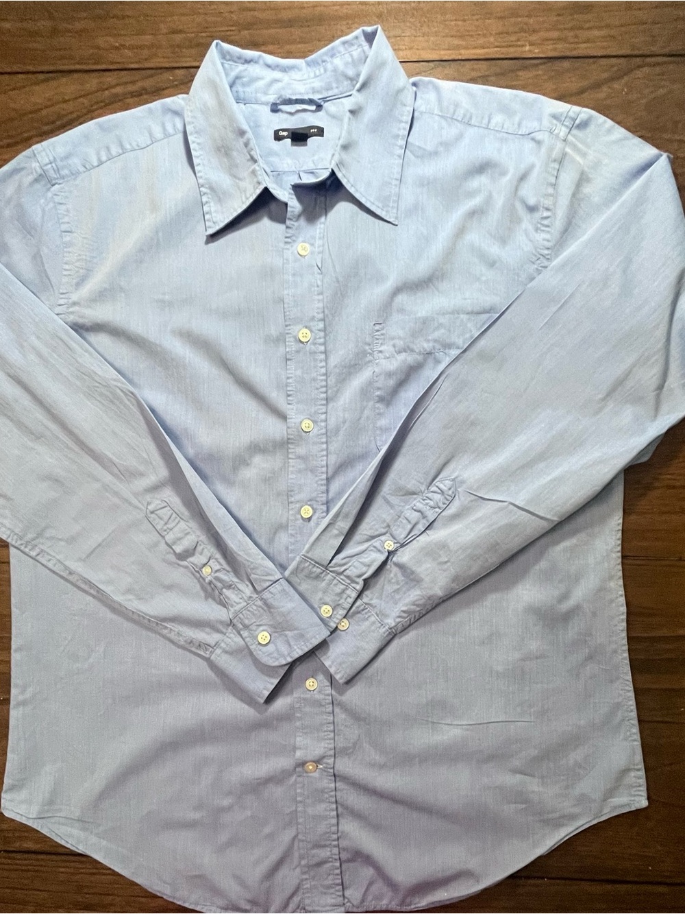 Gap Men’s XL Blue 100% Cotton Button Down Shirt Long Sleeve Casual